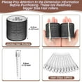 thumbnail image 4 of 24 Large Hair Rollers Set, Jumbo Rollers and Clips for Long Thick Hair Volume, 4 of 9