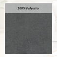 thumbnail image 5 of Upholstered Dining Chair with Casters Armless Accent Chair with Wheels Dining Room Kitchen Grey, 5 of 7