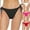 Z01-Hot Pink, variant on Women's Bikini Bottoms String Swimwear Bottom with Moderate Coverage Low Waist Swimsuit Bottoms for Women Black,XS