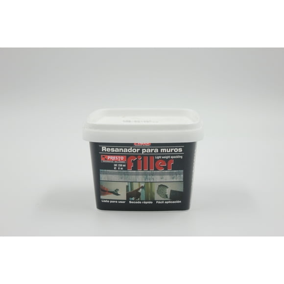 Resanador Para Muros Presto Filler Tarro 236ml Filler