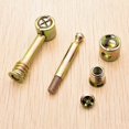 thumbnail image 3 of Furniture Connecting Fittings Four-in-one Connector Combo Hardware Accessories Fasteners(6sets, Gold) Nubic, 3 of 5