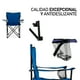 thumbnail image 4 of Sillas Camping y playa Duralife Plegable Portatil 2 Piezas Azul, 4 of 7