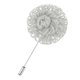 thumbnail image 1 of Pin de Solapa para Hombre Uxcell Hecho a Mano Boutonnieres Broche para Traje para Hombres Accesorios de Boda/Baile de Graduación [8.5cm, Gris Plateado], 1 of 7