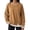 Brown, variant on Mockneck Sweatshirt Nelozsy Women’s Oversized Sweatshirts Crewneck Pullover Long Sleeve Fall Tops Army Green M