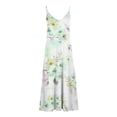 thumbnail image 4 of Nmnitkp Womens Plus Size Dress Summer Casual Bohemian Maxi Dress V-Neck Sleeveless Flowy Boho Floral Beach Long Dress with Pockets S-5XL, 4 of 5