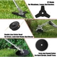 thumbnail image 5 of Adnoom 58CC Weed Wacker 4 in 1 Gas Powered 2-Cycle Gas Weed Eater with 4 Detachable Heads, 18" Adjustable Straight Shaft Wireless String Trimmer for Garden, Red, 5 of 10