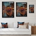 thumbnail image 4 of Designart "Cityscape Spot Copenhagen Beautiful wall art I" Copenhagen Print on Natural Pine Wood, 4 of 5
