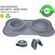 thumbnail image 5 of Comedero lento para mascotas 3 en 1 para perros y gatos con fondo antideslizante que promueve una alimentación saludable para mascotas pequeñas y medianas L (500 ML/tazón) esquí esquí Gafas de esquí, 5 of 5