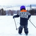 thumbnail image 3 of Lucky Bums Toddler Kids Beginner Plastic Snow Skis w/ Adjustable Bindings, Green, 3 of 5