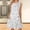 Pink, variant on Itsame Women Summer Dress Printed Round Neck Round Neck Thin Dress Blue Size M