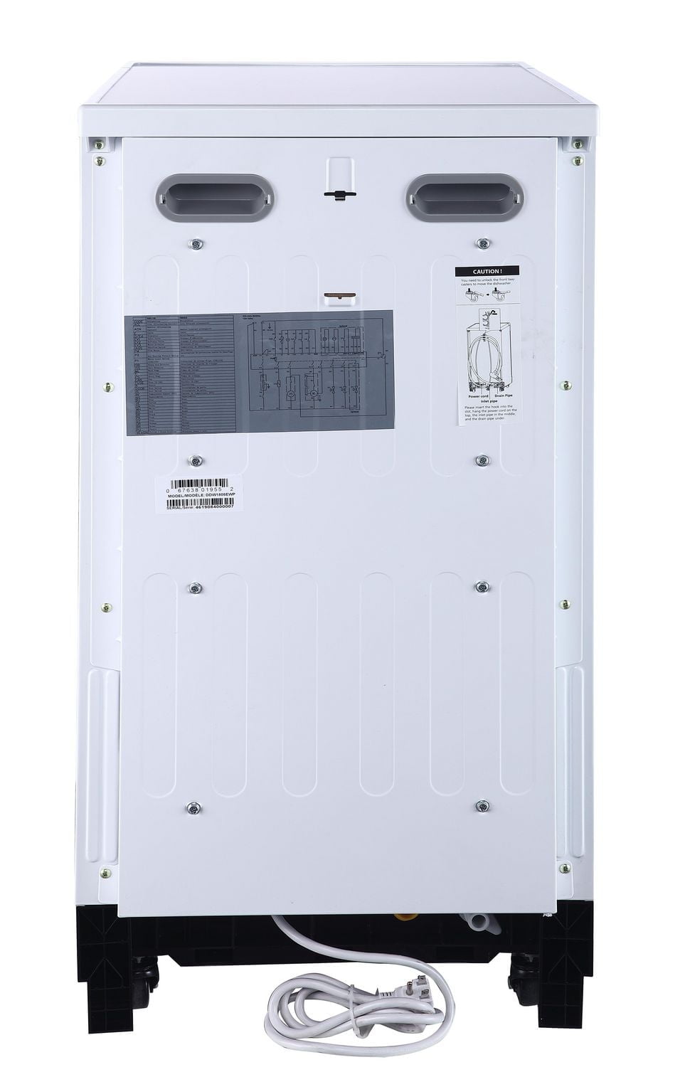 Danby DDW1805EWP Lave-vaisselle portable de 18 po de large en Blanc