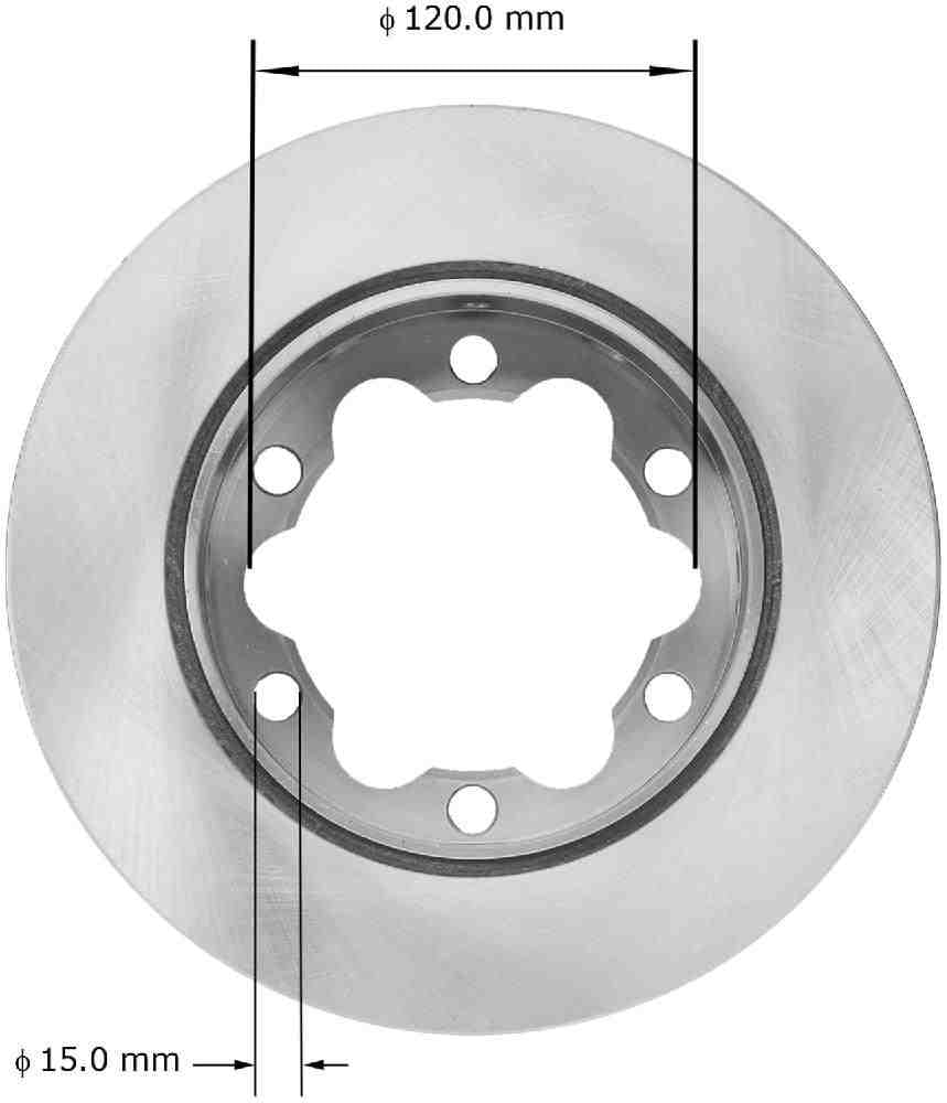 Bendix PRT5768 Premium Brake Rotor