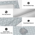 thumbnail image 6 of Blue Grey Geometric Outdoor Rug for Patio/Deck/Porch, Non-Slip Large Area Rug 4 x 6 Ft, Modern Abstract Blocks Lines Indoor Outdoor Rugs Washable Area Rugs, Reversible Camping Rug Carpet Runner, 6 of 8