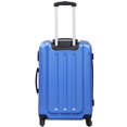 thumbnail image 4 of 3 Pièces Ensemble de Voyage Sac à Dos Valise Trolley Bleu, 4 of 7