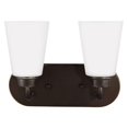 thumbnail image 1 of Two Light Wall / Bath by Generation Lighting - Seagull 4415202EN-782 in Bronze Finish, 1 of 2