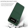thumbnail image 2 of Decase Phone Cover for Samsung Galaxy Z Flip3,Ultra Slim Fit Lightweight Hard PC Matte Case Shockproof Drop-proof Scratch-resistant Phone Case for Samsung Galaxy Z Flip3 5G,Darkgreen, 2 of 7