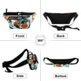 thumbnail image 6 of Fanny Pack for Women & Men - Crossbody Waist Bag Lightweight Belt Bum Bag for Sports, Travel, Hiking, Everyday Use, 6 of 7