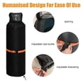 thumbnail image 3 of Rvaymup Windproofs Waterproof 100lb Propane Cylinders Cover Transparents Flipping Opening Double Layer Adjustable Fasteners, 3 of 8