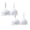 Light Gray 2PCS, variant on SHenli Training Bras for Girls Kids Padded Tweens Bra Adjustable Straps 8-12