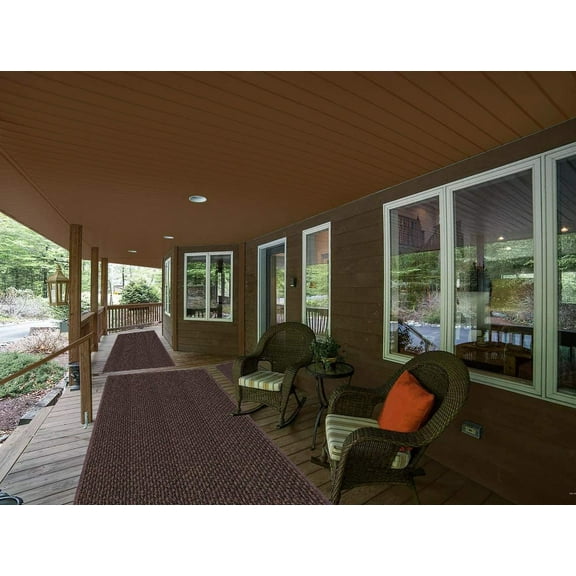 12' x 16' Indoor - Outdoor Area Rugs & Runners. Great for Porches, Patio's, Gazebo's, Sun Rooms and More! (Color: Catalina)