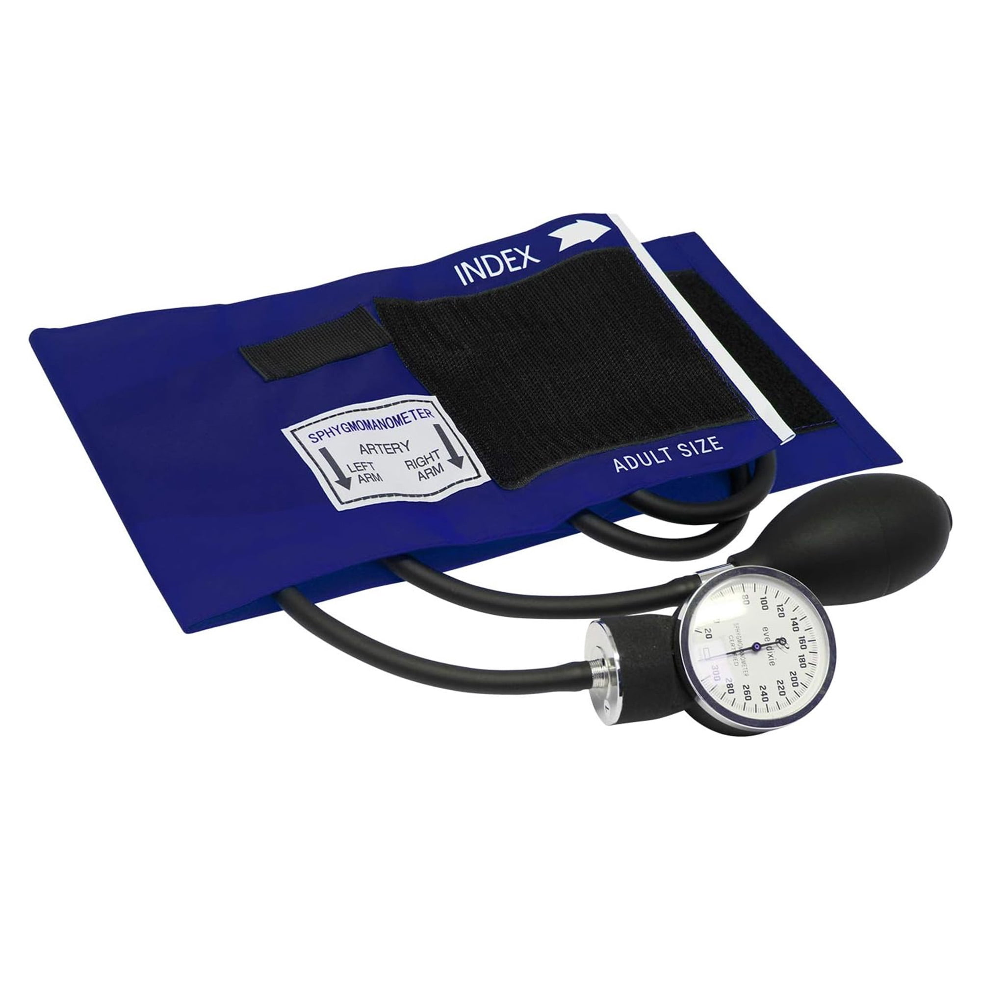 Dixie EMS Manual Blood Pressure Cuff Sphygmomanometer & Medical Stethoscope Kit - Blue