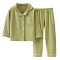 thumbnail image 3 of Conjuntos de pijamas para niñas y bebés, pijamas para niños, ropa de casa para niños, ropa de dormir de algodón para primavera y otoño, ropa interior para niños, pijamas, 3 of 3