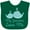 Green, variant on Inktastic My Grandma Loves Me Boys or Girls Baby Bib