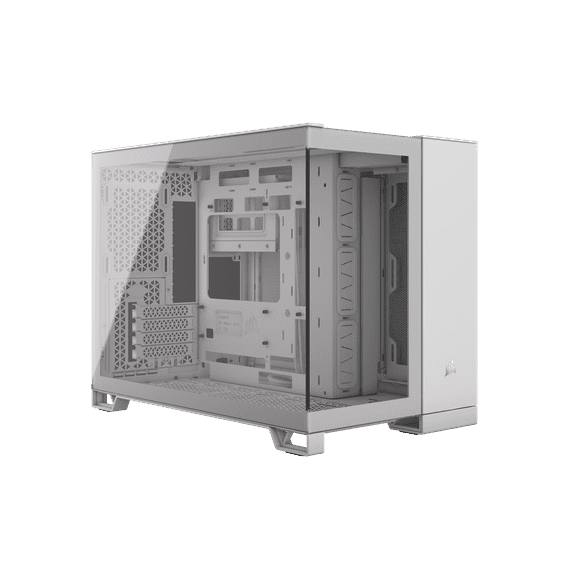 Corsair 2500X Mid-Tower Dual Chamber PC Case, White CC-9011266-WW