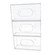 thumbnail image 2 of Soporte para caja de guantes desechables, dispensador de guantes, contenedor de almacenamiento, transparente 3 piezas, 2 of 8