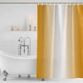 thumbnail image 4 of Orange Ombre Waterproof Fabric Shower Curtain,Orange White Gradient Modern Abstract Art Waterproof Fabric Shower Curtain for Bathroom Curtains Bathtubs Shower Curtains with 12 Hooks Small 36x72in, 4 of 8