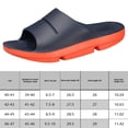 thumbnail image 2 of Chanclas para fascitis plantar para hombre, con cojín grueso, soporte para el arco del pie, calzado de ducha antideslizante y ligero para recuperación en interiores y exteriores, 2 of 9