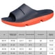 thumbnail image 3 of Zapatos Ducha Fascitis Plantar Cojín Grueso Diapositivas Soporte para Hombre Antideslizante, 3 of 9