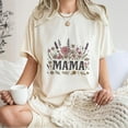 thumbnail image 4 of Mama T-Shirt, Wildflowers Mama T-shirt, Retro Mother's Day Shirt, Floral Mom Gift, Cute Mothers Day Outfit, Gifts for Mom, 4 of 7