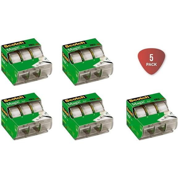 Scotch Magic Tape 3105 - 3/4 In x 300 In, 3 Rolls - 5 Pack