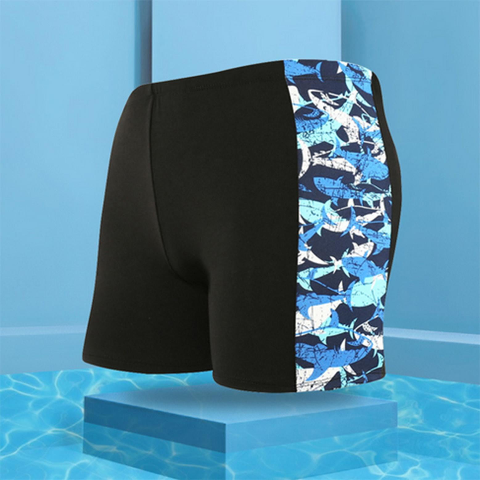 Danhjin Jammer Swimsuit Mens Solid Swim Jammers Endurance Long Racing