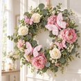 thumbnail image 4 of 10 Pack Glitter Butterfly Decorations, Christmas Tree Butterfly Ornaments, Artificial Butterflies with Clip for Xmas Party Wreath Garland Decor, 3 Sizes 3D Butterfly Hanging Decor,Pink, 4 of 6