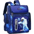thumbnail image 1 of Mochila escolar ligera impermeable YTAIK para niños color Azul Talla L-Astro, 1 of 3