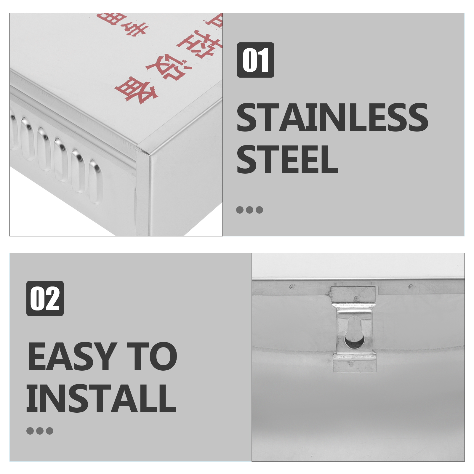 LEXSOMEO Power Distribution Box Wall-mounted Distribution Box Meter Box Control Box Foundation Box