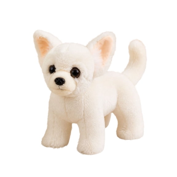 Plumora Realistic Puppy Plush Toy - Lifelike Stuffed Dog Animal for Kids, Great Companion, Imaginative Play, and Home Decor