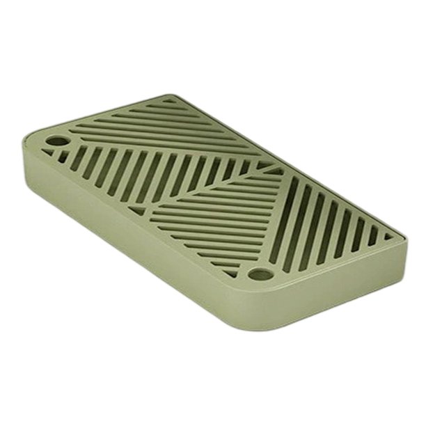 Mat de arena para gatos Pasos de gatos fáciles de limpiar para gatos interiores suministro de mascotas gatos pequeños Verde