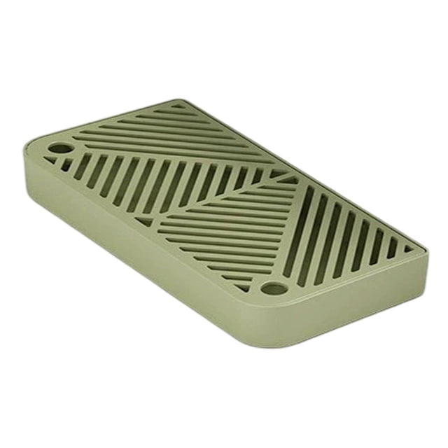Mat de arena para gatos Pasos de gatos fáciles de limpiar para gatos interiores suministro de mascotas gatos pequeños Verde