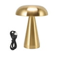 thumbnail image 3 of Lampe de Table Champignon en Métal, Lampe de Table Champignon Moderne Finition de Luxe, 3 of 8
