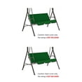 thumbnail image 2 of Inteprter 2021 nuevo jardín al aire libre 3 asientos columpio silla dosel cubierta sombra patio hamaca tienda cubierta resistente a los Type2 NO2, 2 of 6