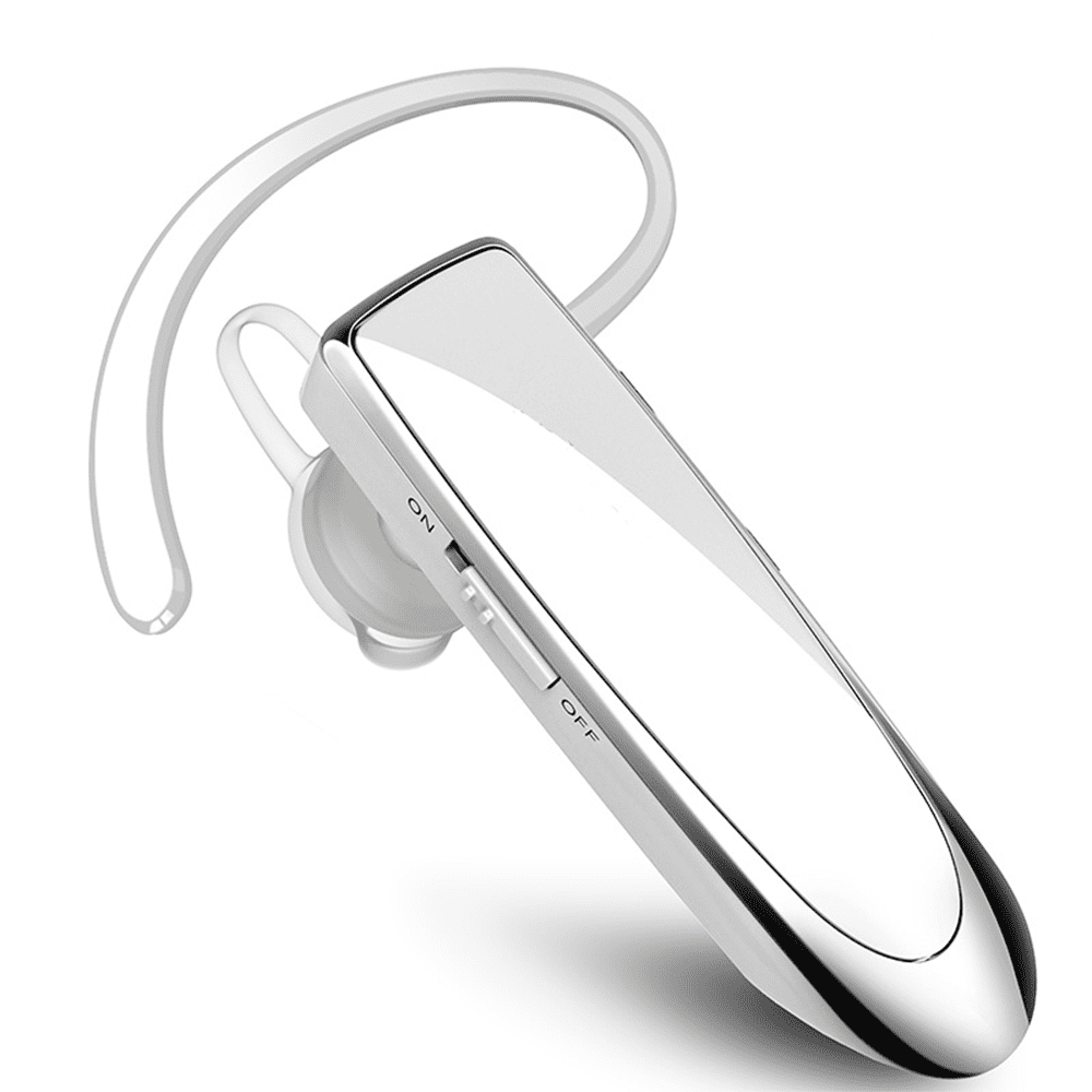 bluetooth earpiece v4 1 wireless handsfree headset with noise cancelling mic white walmart com walmart com walmart