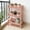 118#Pink, variant on 3 Tier Bathroom Storage Rack Kitchen Counter Organizer, Multi Layer Plastic Shelf with Drainage Design, Non Slip Stable Desktop Rack for Bathroom Living Room