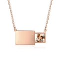 thumbnail image 3 of Clearance! Personalized Necklace Can Store Photos Customized Text and Patterns Photo Necklace for Couples Wives Lovers Commemorative Necklaces & Pendants,C, 3 of 8