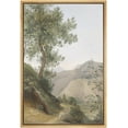 thumbnail image 2 of PixonSign Framed Wall Art Country Trees Near Mountain Valley Floral/Botanical Nature Wilderness Artwork Rustic Oil Paintings Modern Scenery Canvas Prints Colorful for Rooms - 16"x24" Natural, 2 of 5