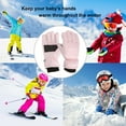 thumbnail image 3 of UYYX Winter Gloves For Kids Kids Snow Gloves Kids Waterproof Mittens Thicken Toddler Winter Snow Gloves Warm Ski Gloves For Girls Boys 7-12 Years, 3 of 6