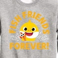 thumbnail image 3 of Baby Shark - Fish Friends Forever - Toddler And Youth Crewneck Fleece Sweatshirt, 3 of 6