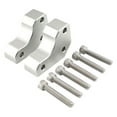 thumbnail image 2 of Alloy Motorcycle Handlebar Handle Bar Riser Mount Argent Argent, 2 of 8